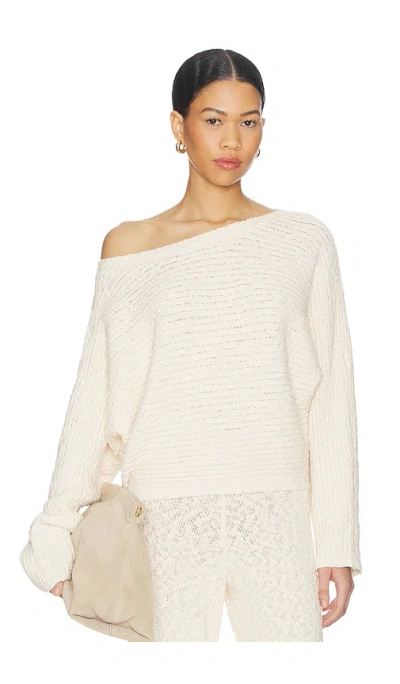 Tularosa Elio Off The Shoulder Sweater In White