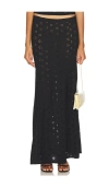 Tularosa Elise Maxi Skirt In Black