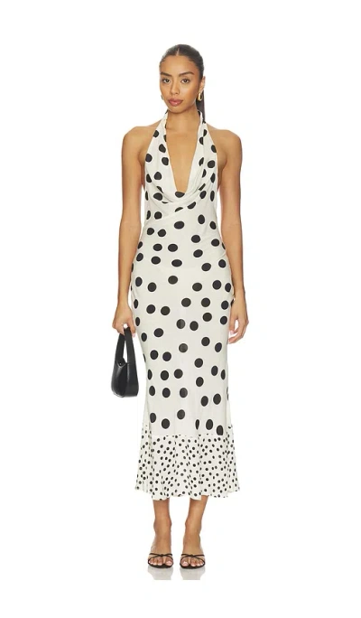 Tularosa Elma Cowl Neck Dress In Multi