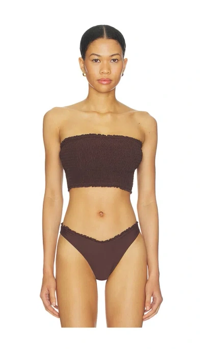 Tularosa Emie Tankini Top In Burgundy