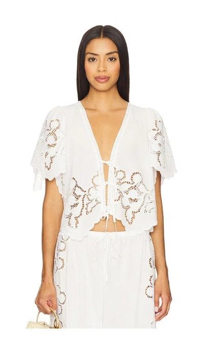Tularosa Emina Top In White