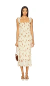 Tularosa Esmie Midi Dress In Neutral