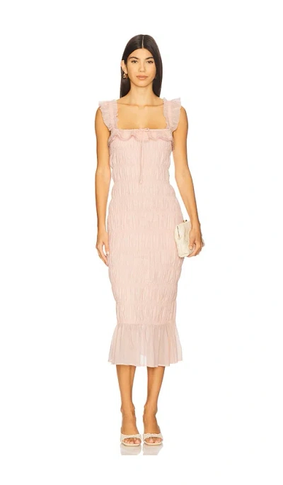 Tularosa Esmie Midi Dress In Pink