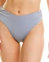 Tularosa Famke High-waist Bikini Bottom In Blue