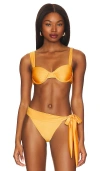 Tularosa Famke Top In Orange Sorbet