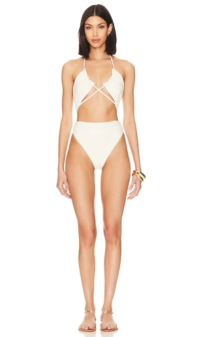 Tularosa Farrow One Piece In Ivory