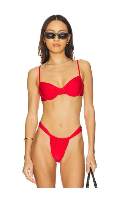 Tularosa Floria Top In Red
