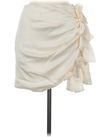 Pre-owned Tularosa Formal Skirt In Ivory