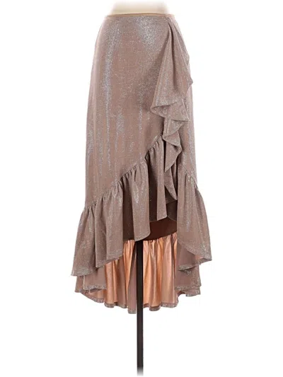 Pre-owned Tularosa Formal Skirt In Tan