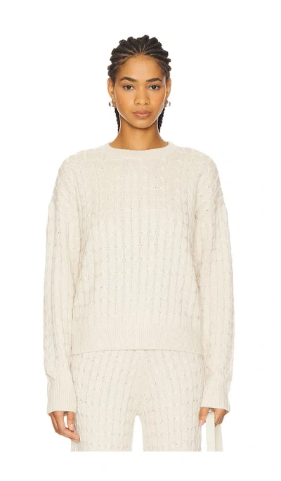 Tularosa Hannah Sweater In 浅米黄色