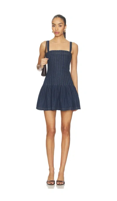 Tularosa Harlow Mini Dress In Blue