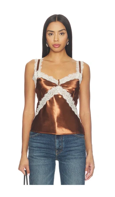 Tularosa Jackie Top In Brown
