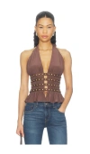 Tularosa Jaclyn 탑 In Brown