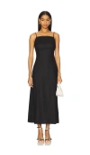 Tularosa Jaxi Midi Dress In Black