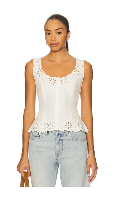 Tularosa Josette Top In White