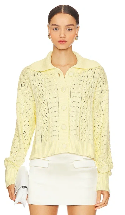 Tularosa Kaleo Cardigan In Light Baby Yellow