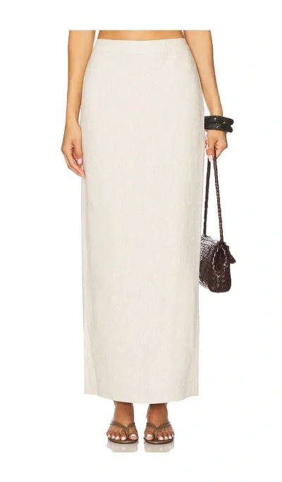 Tularosa Kaya Maxi Skirt In White