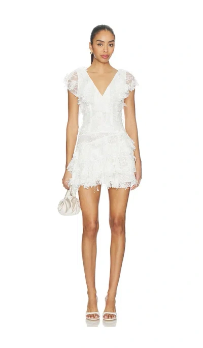 Tularosa Kelsie Mini Dress In White