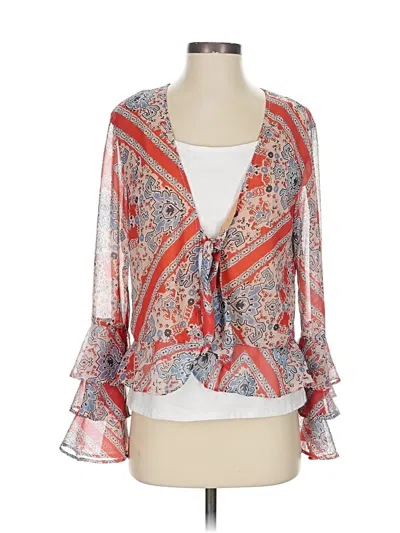 Pre-owned Tularosa Kimono In Red