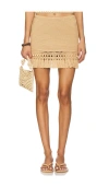 Tularosa Larrin Mini Skirt In Brown