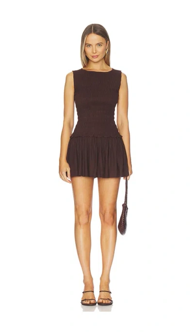 Tularosa Laura Mini Dress In Brown