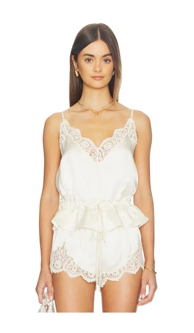 Tularosa Lio Silk Cami Top In Sand