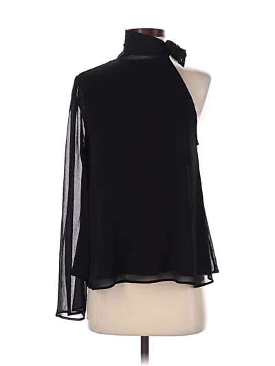 Pre-owned Tularosa Long Sleeve Blouse In Black