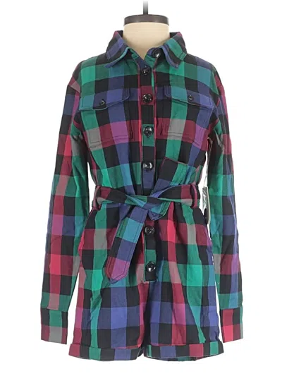 Pre-owned Tularosa Long Sleeve Button Down Shirt In Green