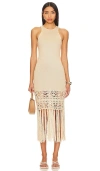 Tularosa Lucaya Pull On Dress In Tan In Neutral