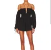 Tularosa Magee Romper In Black In Black