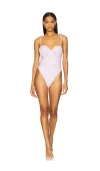 Tularosa Mar One Piece In Pink Flower