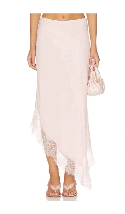 Tularosa Marisa Maxi Skirt In Pink