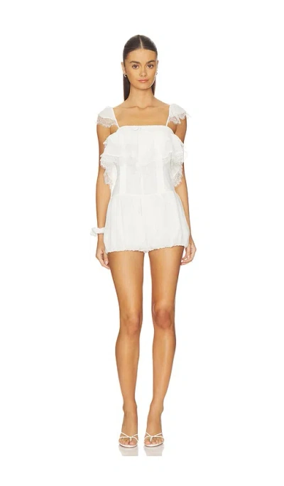 Tularosa Marisa Romper In White