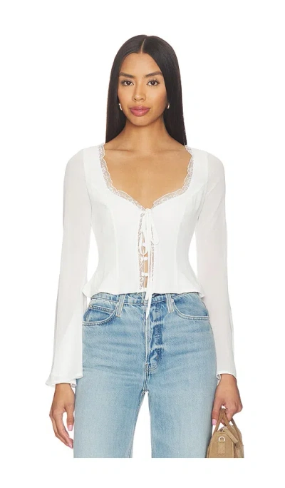 Tularosa Mia Top In White