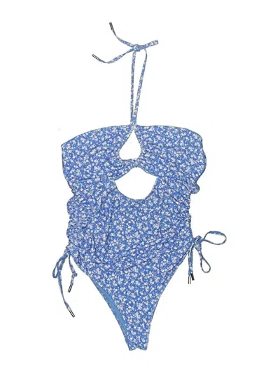Pre-owned Tularosa One Piece Swimsuit In Blue