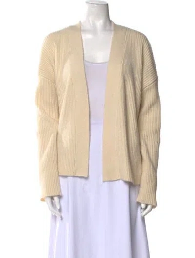 Pre-owned Tularosa Open Front Sweater In Neutral