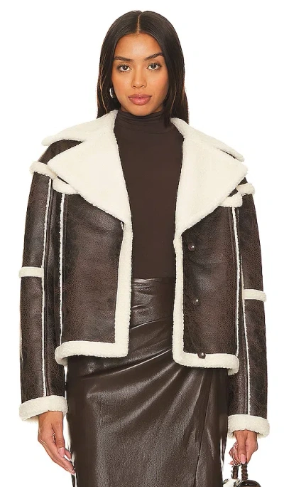 Tularosa Pamela Coat In Brown