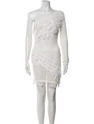Pre-owned Tularosa Patterned Mini Dress W/ Tags In White