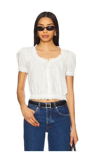 Tularosa Peyton Top In White