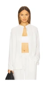 Tularosa Pheby Button Down Shirt In Ivory