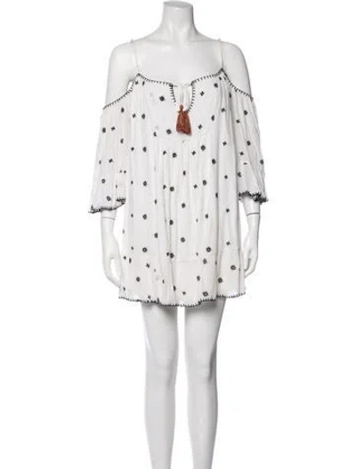 Pre-owned Tularosa Printed Mini Dress In Multicolor