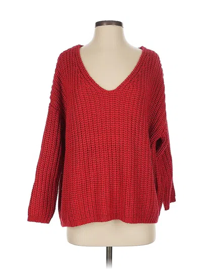 Pre-owned Tularosa Pullover Sweater In Red