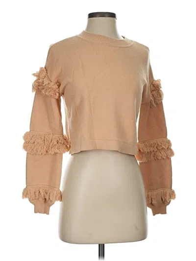 Pre-owned Tularosa Pullover Sweater In Tan