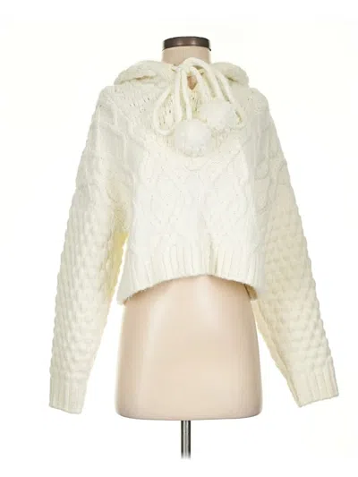 Pre-owned Tularosa Pullover Sweater In White
