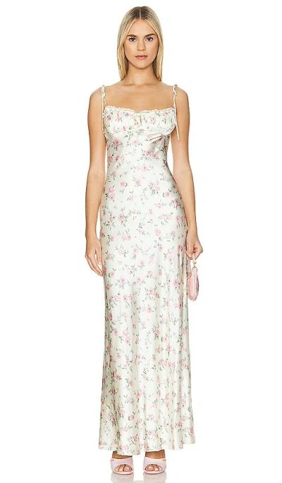 Tularosa Rachel Maxi Dress In Spring Floral Multi