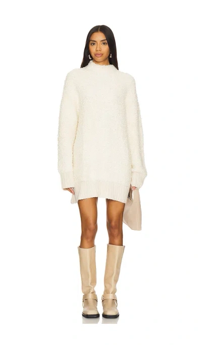 Tularosa Reina X Emily Gemma Sweater Dress In Ivory