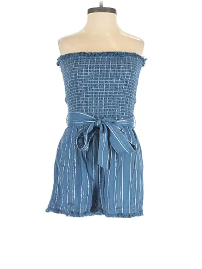 Pre-owned Tularosa Romper In Blue