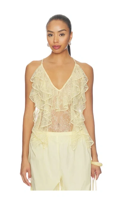 Tularosa Salone Top In Yellow