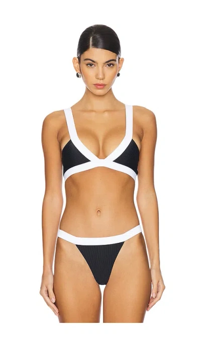 Tularosa Shore Top In Black & White