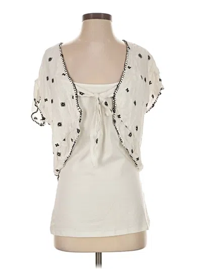 Pre-owned Tularosa Sleeveless Blouse In Ivory
